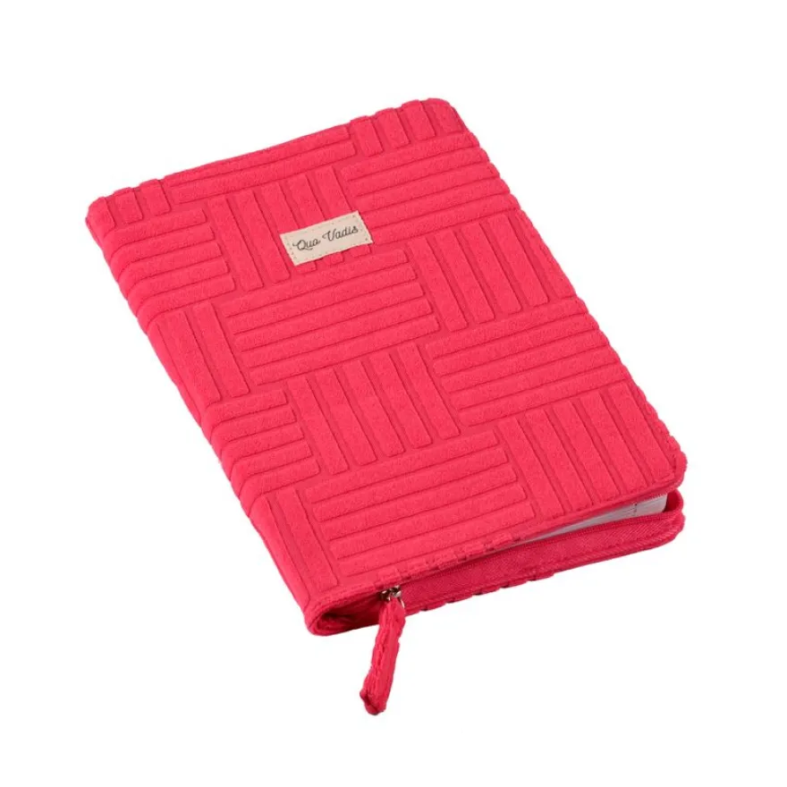Quo Vadis - Agenda année scolaire - 2026-2027 - Ministre Septembre Color - Semainier Planning - Multilingue - Théa - Rose - 13 mois de août à août - 16x24 cm - Papier Clairefontaine blanc