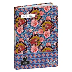 Quo Vadis - Agenda année scolaire - 2026-2027 - Eurotextagenda - Journalier - Multilingue - Catalina Estrada - Multicolore - 12 mois de août à juillet - 12x17 cm