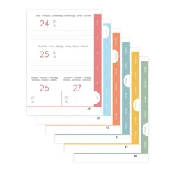 Quo Vadis - Agenda année scolaire - 2026-2027 - Eurotextagenda - Journalier - Multilingue - Paco - Gris - 12 mois de août à juillet - 12x17 cm - Papier Clairefontaine blanc - Fabrication française