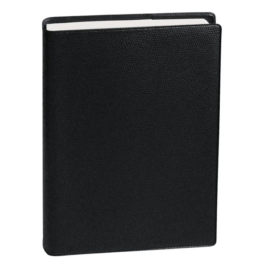 Quo Vadis - Agenda année scolaire - 2026-2027 - Eurotextagenda - Journalier - Multilingue - Impala - Noir - 12 mois de août à juillet - 12x17 cm - Papier Clairefontaine blanc - Fabrication française