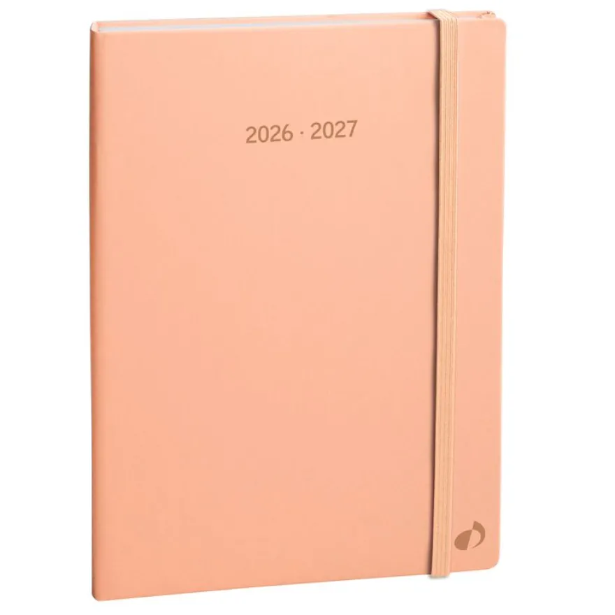 Quo Vadis - Agenda année scolaire - 2026-2027 - Ministre Septembre Color - Semainier Planning - Multilingue - Pastel - Orange - 13 mois de août à août - 16x24 cm