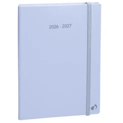 Quo Vadis - Agenda année scolaire - 2026-2027 - Ministre Septembre Color - Semainier Planning - Multilingue - Pastel - Bleu clair - 13 mois de août à août - 16x24 cm