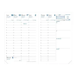 Quo Vadis - Agenda année scolaire - 2026-2027 - Universitaire - Semainier Planning - Français - Impala - Rouge - 13 mois de août à août - 10x15 cm - Papier Clairefontaine blanc - Fabrication française