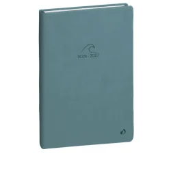 Quo Vadis - Agenda année scolaire - 2026-2027 - Eurotextagenda - Journalier - Multilingue - Paco - Vert - 12 mois de août à juillet - 12x17 cm - Papier Clairefontaine blanc - Fabrication française
