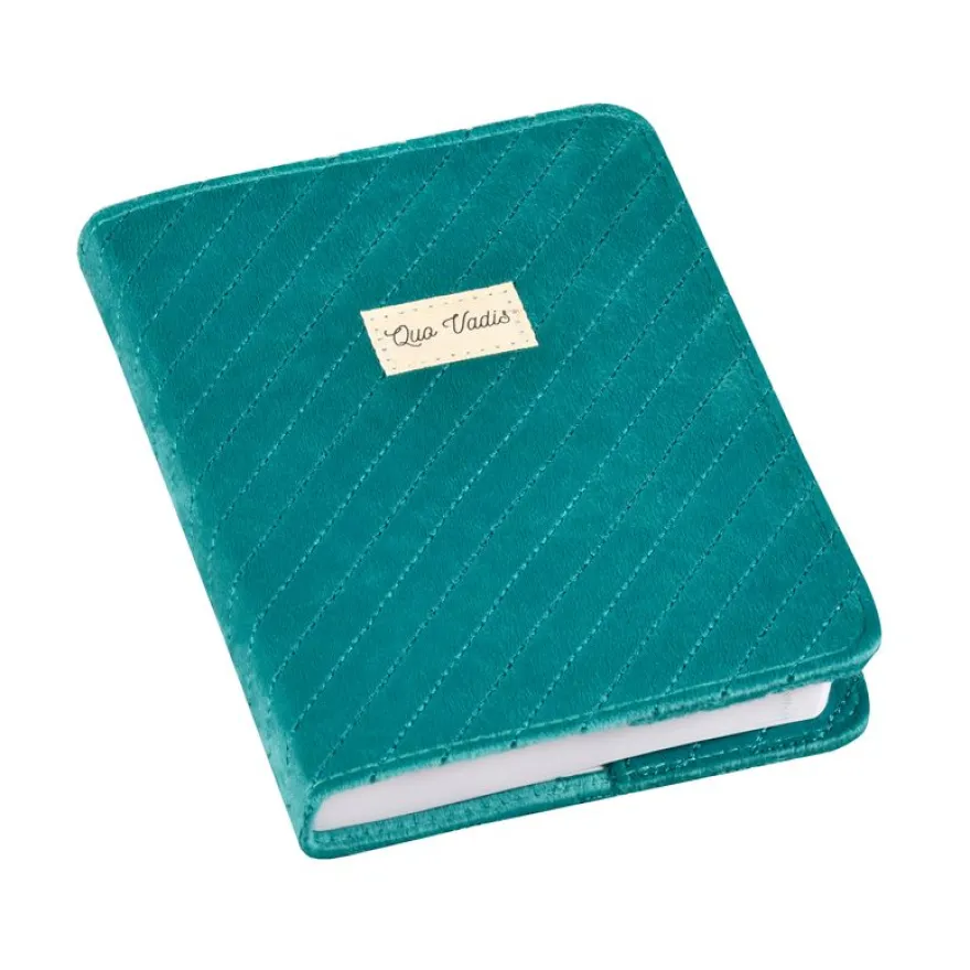 Quo Vadis - Agenda année scolaire - 2026-2027 - Eurotextagenda - Journalier - Multilingue - Colette - Vert - 12 mois de août à juillet - 12x17 cm - Papier Clairefontaine blanc