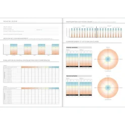 Quo Vadis - Agenda enseignant - 2026-2027 - Carnet de Bord - Français - Compétences - Bleu - Perpétuel - 21x29,7 cm - Papier Clairefontaine blanc - Fabrication française