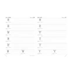 Quo Vadis - Agenda enseignant - 2026-2027 - Le Professeur - Semainier Horizontal - Français - Impala - Noir - 12 mois de mi-juillet à mi-juillet - 21x27 cm