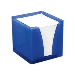 Quo Vadis - Bloc Cube avec support plexi - blanc