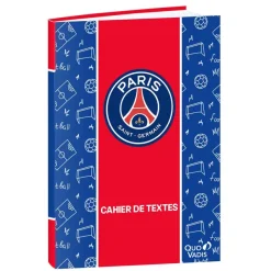 Quo Vadis - Cahier de textes - Français - PSG - Journalier - 15x21 cm - Papier Clairefontaine blanc - Fabrication française