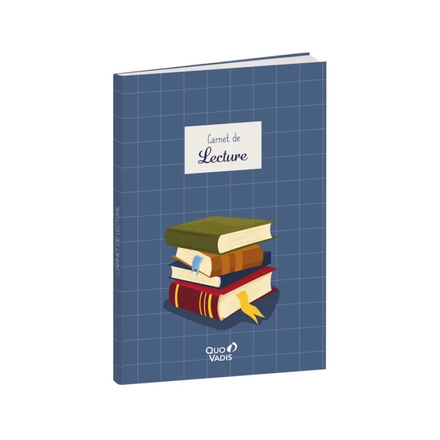 Quo Vadis - Carnet de lecture - Français - Carnets thématiques - Multicolore - 15x21 cm - Papier Clairefontaine blanc - Fabrication française