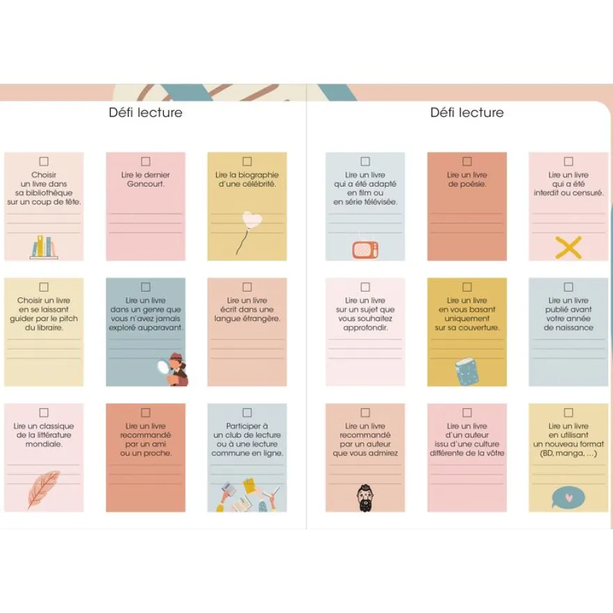Quo Vadis - Carnet de lecture - Français - Carnets thématiques - Multicolore - 15x21 cm - Papier Clairefontaine blanc - Fabrication française