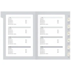Quo Vadis - Carnet de mots de passe - Français - Carnets thématiques - Blanc - 15x21 cm - Papier Clairefontaine blanc - Fabrication française