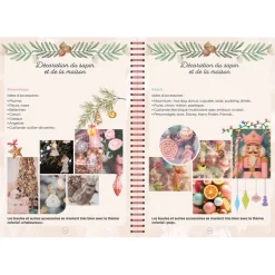 Quo Vadis - Carnet de Noël - Spiralé - Français - Carnets thématiques - Blanc - Perpétuel - 15x21 cm - Papier Clairefontaine blanc - Fabrication française