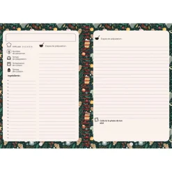 Quo Vadis - Carnet de Noël - Spiralé - Français - Carnets thématiques - Blanc - Perpétuel - 15x21 cm - Papier Clairefontaine blanc - Fabrication française