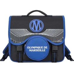 Quo Vadis - Cartable scolaire - Olympique de Marseille - Toile (polyester) - 2 compartiment(s) - Avec bretelles et poignée