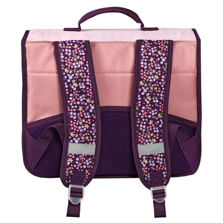 Quo Vadis - Cartable scolaire - Louise & Arthur - Multicolore - 38x30x14 cm - Toile (polyester) - 2 compartiment(s) - Avec bretelles et poignée