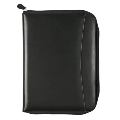 Quo Vadis - Conférencier - Satiny - Noir - 24x32 cm - Cuir pleine fleur de vachette