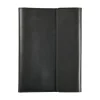 Quo Vadis - Etui carnet/tablette - Rangers - Noir - 19,5x26,5 cm - Cuir pleine fleur de buffle