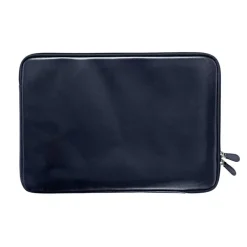 Quo Vadis - Housse ordinateur - Satiny - Bleu - 37x26x1,5 cm - Cuir pleine fleur de vachette - 1 compartiment(s)