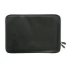 Quo Vadis - Housse ordinateur - Satiny - Noir - 37x26x1,5 cm - Cuir pleine fleur de vachette - 1 compartiment(s)
