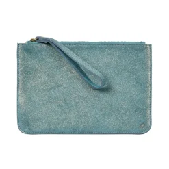 Quo Vadis - Pochette - Julo - 18x25 cm - Cuir de vachette suédé