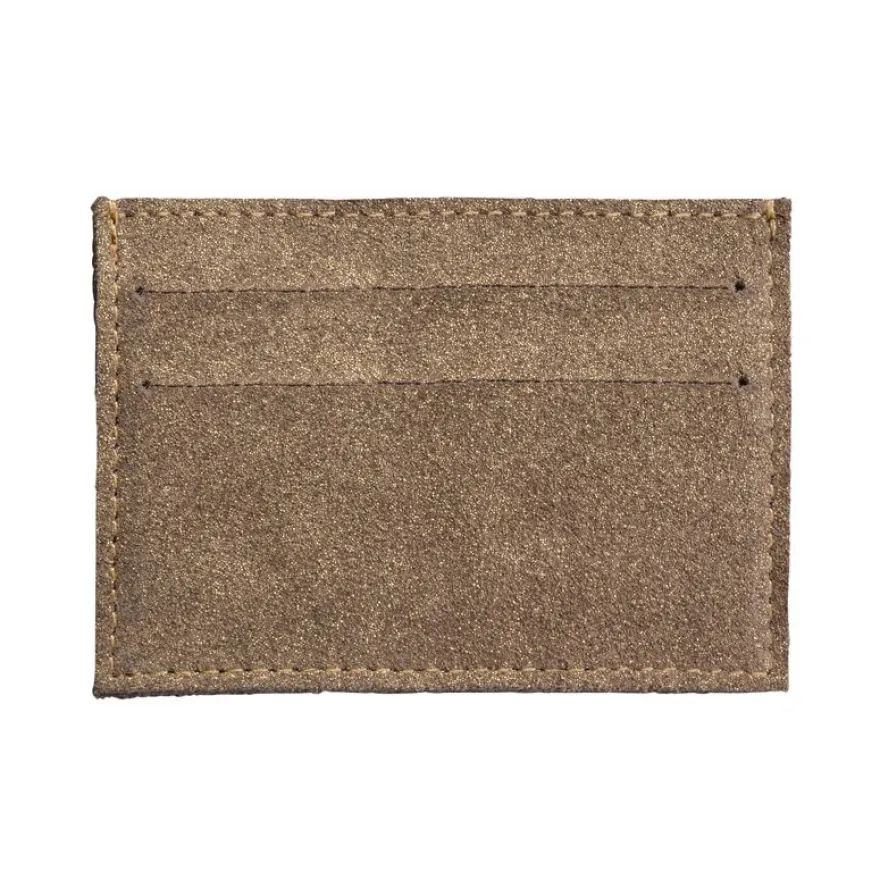 Quo Vadis - Porte-carte - Julo - 10x7 cm - Cuir de vachette suédé