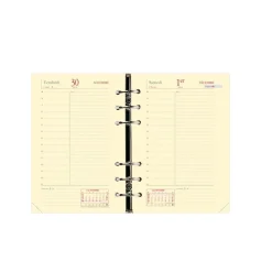 Quo Vadis - Recharge Organiseur - 2027 - Timer 17 Prestige - Journalier - Français - 13 mois de décembre à décembre - 10x17 cm - Papier Clairefontaine ivoire - Fabrication française