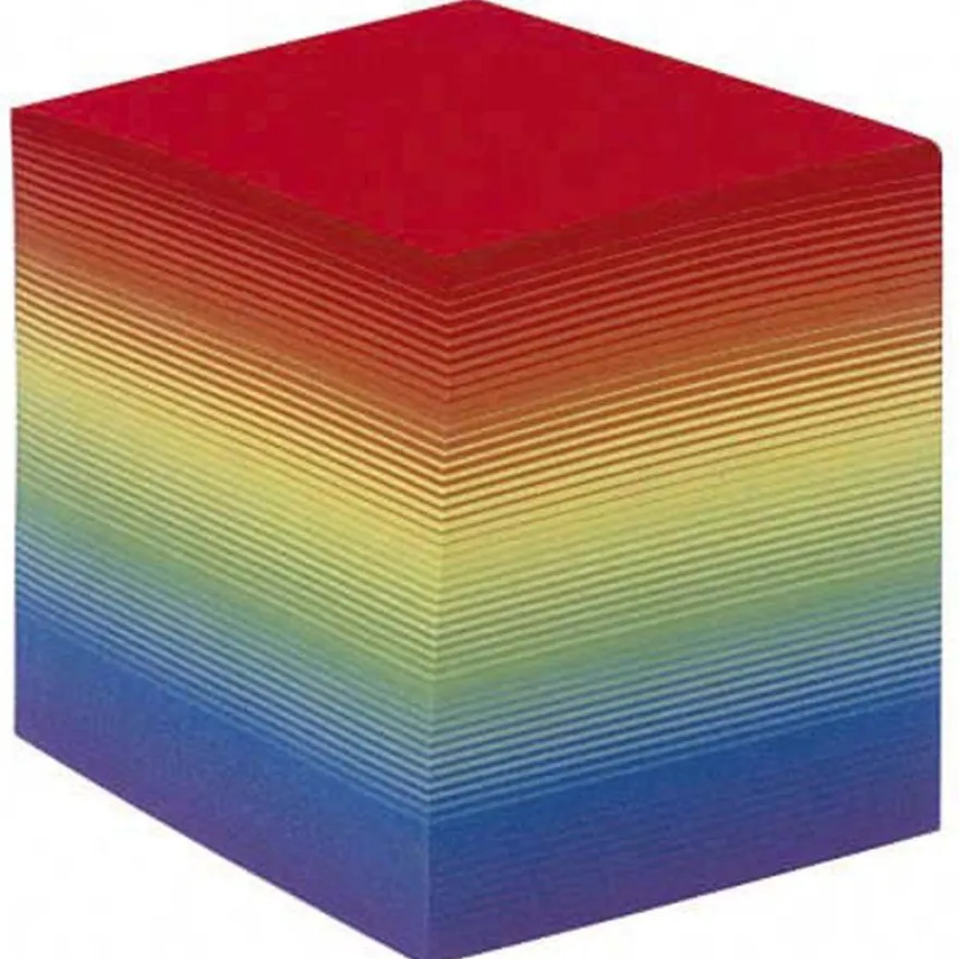 Quo Vadis - Recharge pour bloc cube - arc en ciel