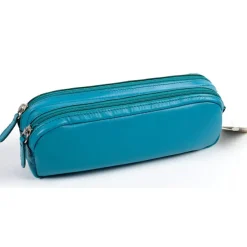 Quo Vadis - Trousse - Rectangle - Satiny - 21x6x7 cm - Cuir pleine fleur de vachette - 1 compartiment(s)