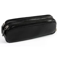 Quo Vadis - Trousse - Rectangle - Satiny - 21x6x7 cm - Cuir pleine fleur de vachette - 1 compartiment(s)