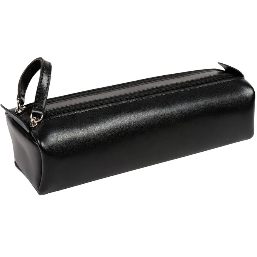Quo Vadis - Trousse - Rectangle - Satiny - 22x7x5 cm - Cuir pleine fleur de vachette - 1 compartiment(s)