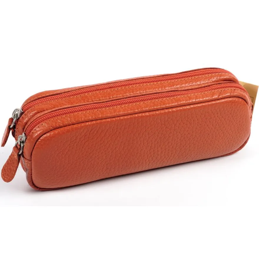 Quo Vadis - Trousse - Rectangle - Goya - 21x6x7 cm - Cuir pleine fleur de vachette - 1 compartiment(s)