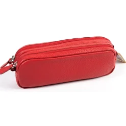 Quo Vadis - Trousse - Rectangle - Goya - 21x6x7 cm - Cuir pleine fleur de vachette - 1 compartiment(s)