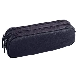 Quo Vadis - Trousse - Rectangle - Goya - 21x6x7 cm - Cuir pleine fleur de vachette - 1 compartiment(s)