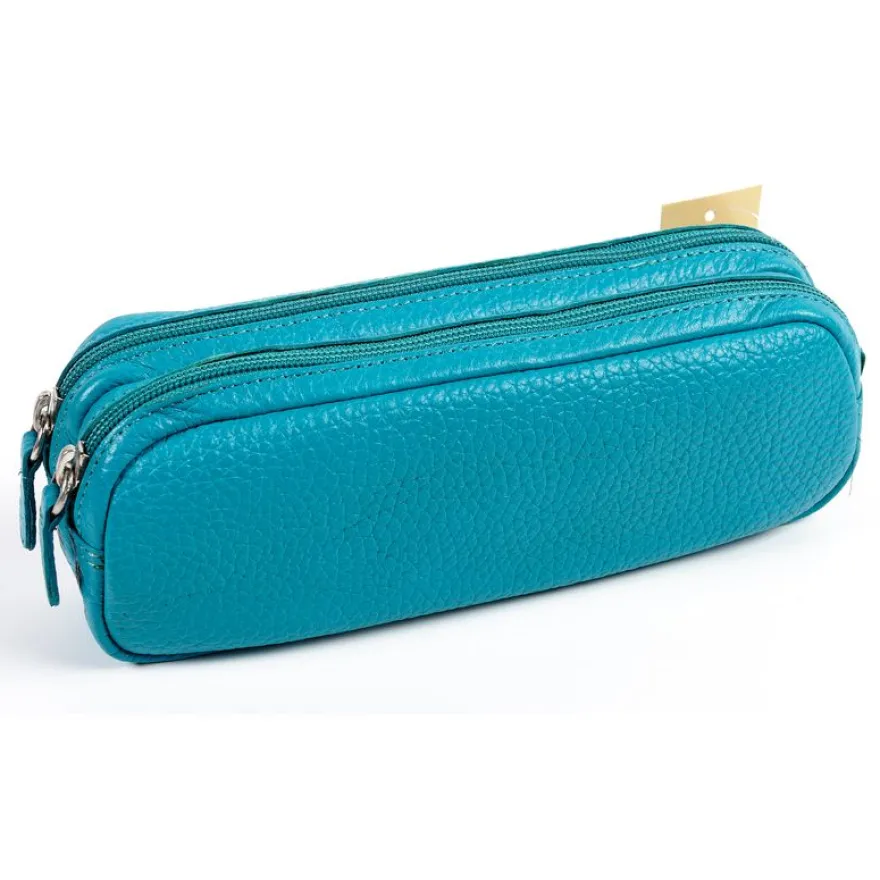 Quo Vadis - Trousse - Rectangle - Goya - 21x6x7 cm - Cuir pleine fleur de vachette - 1 compartiment(s)