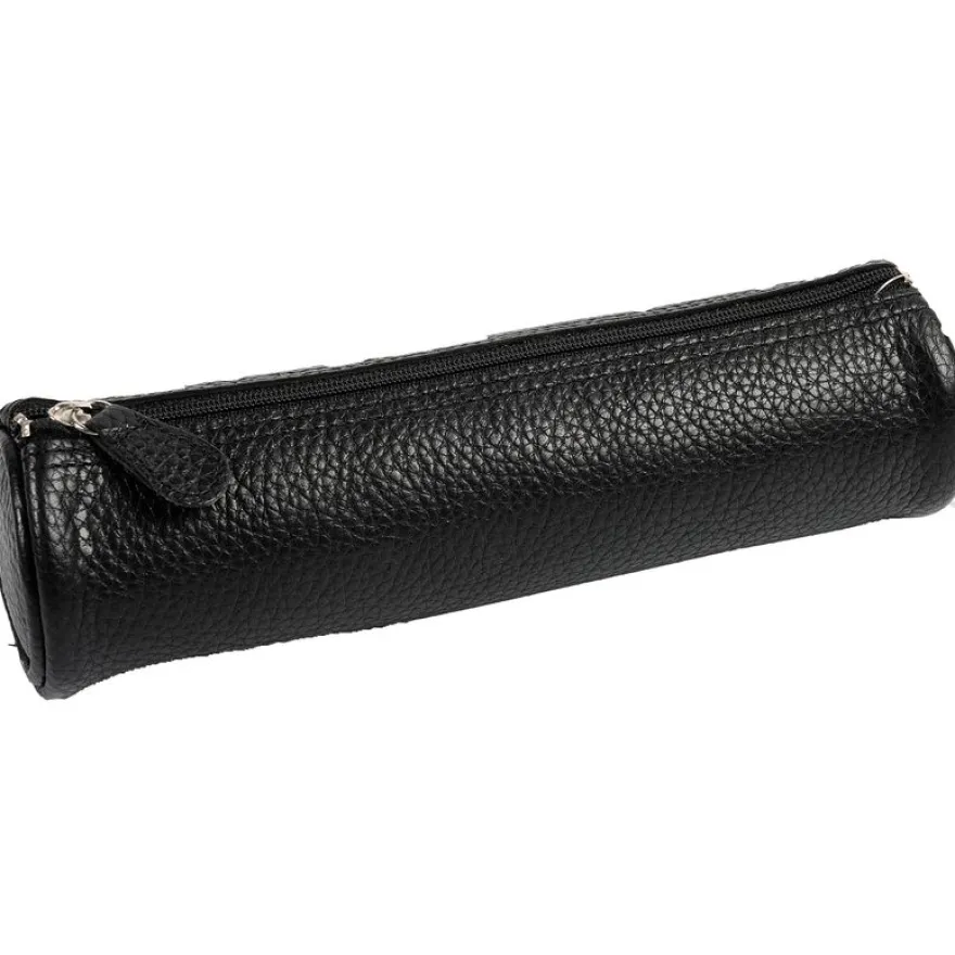 Quo Vadis - Trousse - Ronde - Goya - 22x6 cm - Cuir pleine fleur de vachette - 1 compartiment(s)