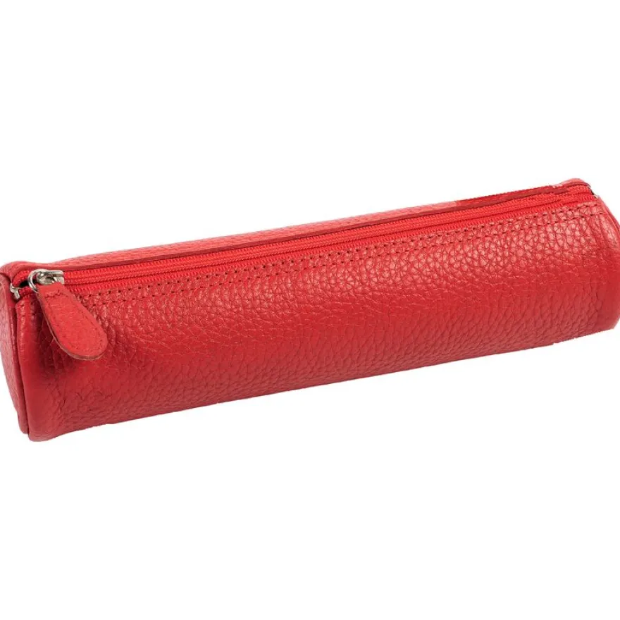 Quo Vadis - Trousse - Ronde - Goya - 22x6 cm - Cuir pleine fleur de vachette - 1 compartiment(s)