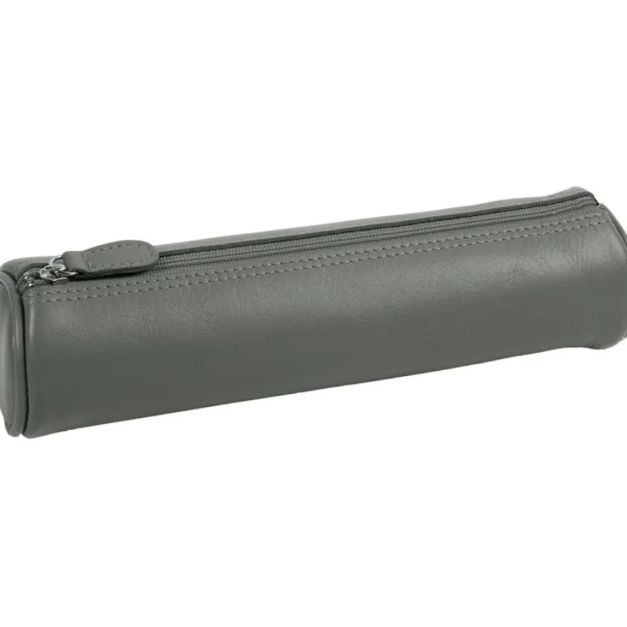 Quo Vadis - Trousse - Ronde - Satiny - 22x6 cm - Cuir pleine fleur de vachette - 1 compartiment(s)