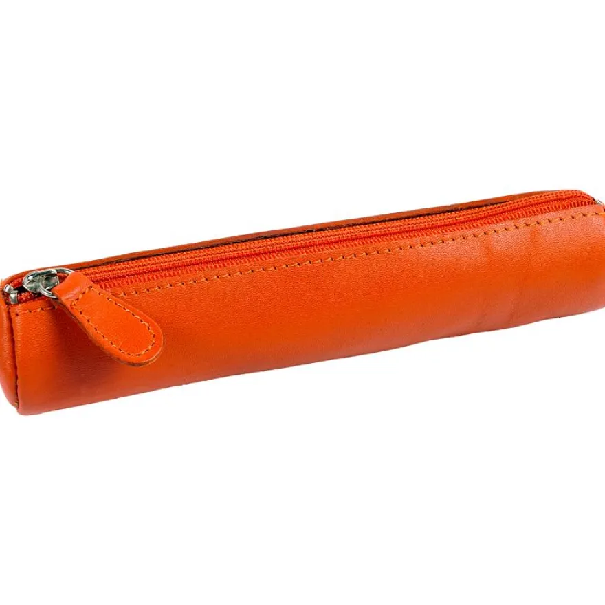 Quo Vadis - Trousse - Ronde - Satiny - 17x3,5 cm - Cuir pleine fleur de vachette - 1 compartiment(s)