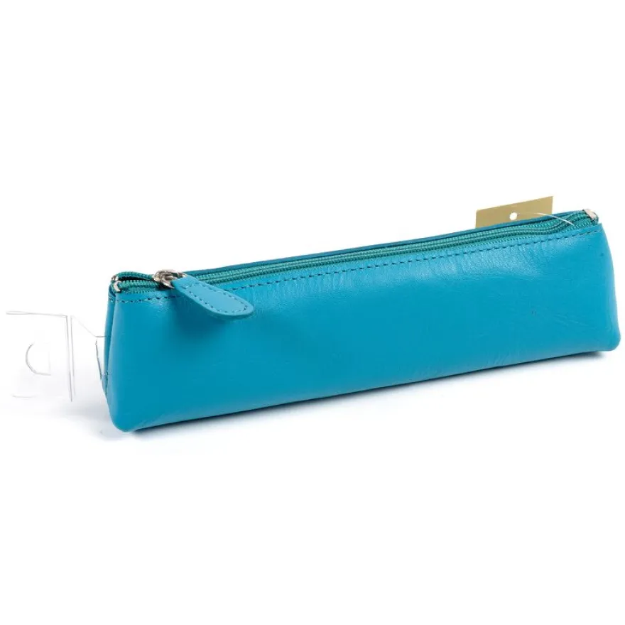 Quo Vadis - Trousse - Trapèze - Satiny - 18x3,5x5 cm - Cuir pleine fleur de vachette - 1 compartiment(s)
