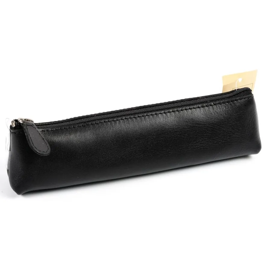 Quo Vadis - Trousse - Trapèze - Satiny - 18x3,5x5 cm - Cuir pleine fleur de vachette - 1 compartiment(s)