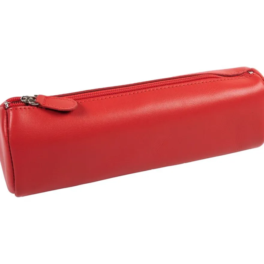 Quo Vadis - Trousse - Trapèze - Satiny - 22x06x8,5 cm - Cuir pleine fleur de vachette - 1 compartiment(s)