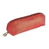 Quo Vadis - Trousse - Triangle - Julo - 21x6,5x6,5 cm - Cuir de vachette suédé - 1 compartiment(s)