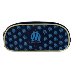 Quo Vadis - Trousse scolaire - Rectangle - Olympique de Marseille - Toile (polyester) - 2 compartiment(s)