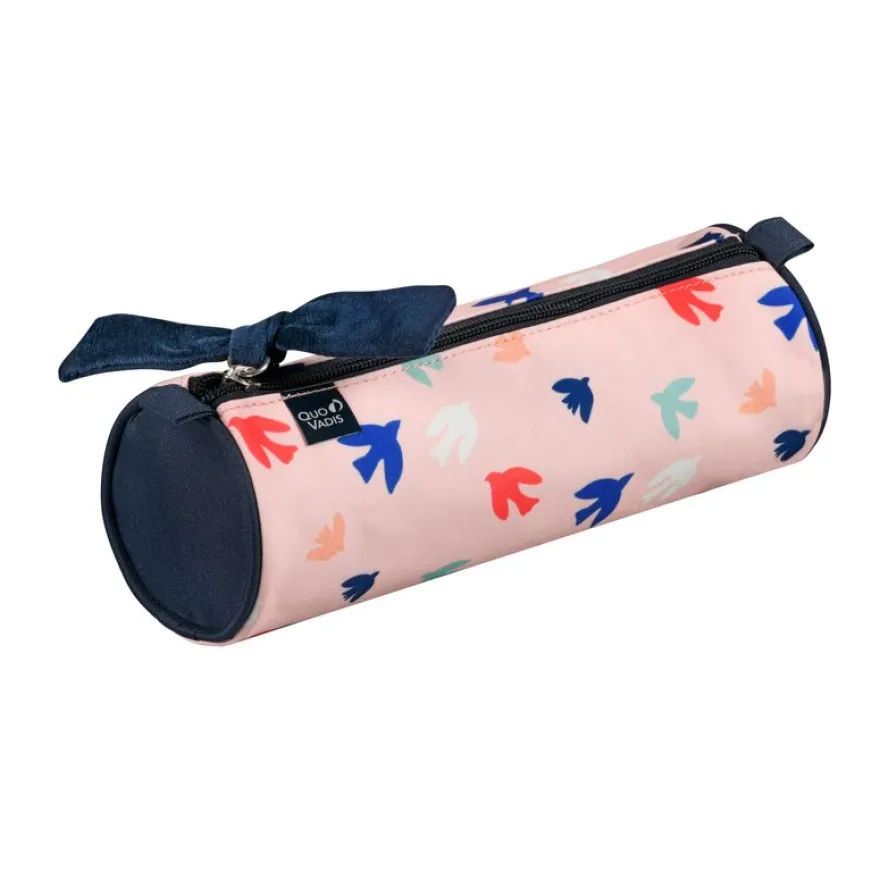 Quo Vadis - Trousse scolaire - Ronde - Sora - 23x8x8 cm - Toile (polyester) - 1 compartiment(s)