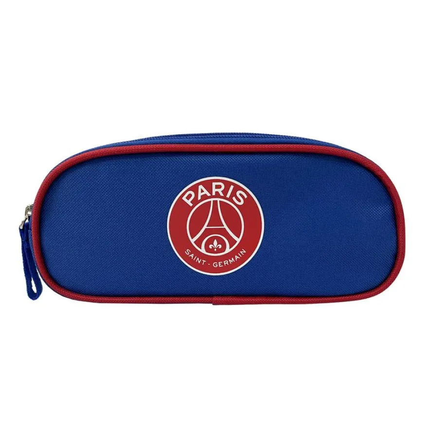 Quo Vadis - Trousse scolaire - Rectangle - PSG - Toile (polyester) - 2 compartiment(s)