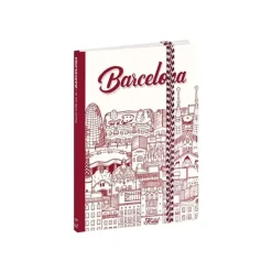 Quo Vadis Doctor Paper - Carnet de notes à élastique 10 x 15 cm - ligné - Barcelone