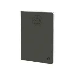 Quo Vadis Everest 21 - Carnet de notes ligné - 15 x 21 cm - gris anthracite