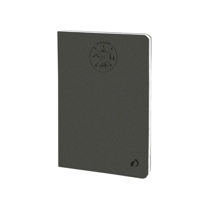 Quo Vadis Everest 21 - Carnet de notes ligné - 15 x 21 cm - gris anthracite