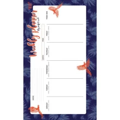 Quo Vadis Jungle Spirit - Sous-main planificateur hebdomadaire - 25 x 43 cm - 55 feuilles